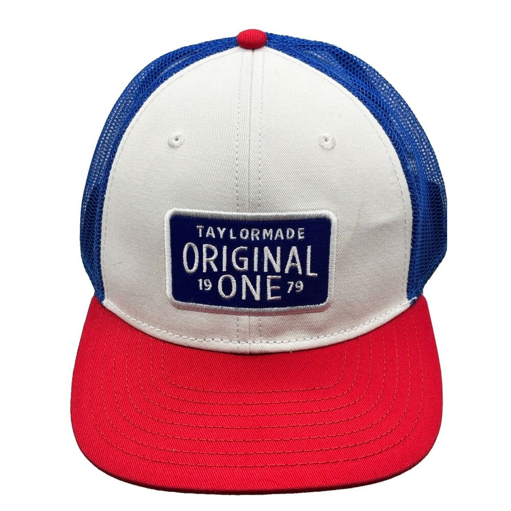 TaylorMade Golf Original One 1979 Trucker Hat Snapback Cap Red White